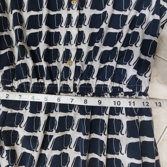 Alfani Elephant Print Dress 6P Great Summer Sleeveless Dress - Picture 5 of 10